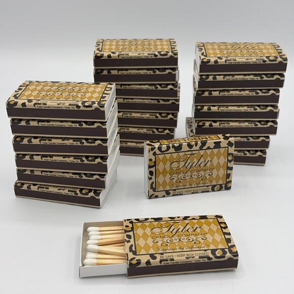 Tyler Candle Company Boxed Matches Lot Of 22 Boxes - Picture 6 of 6